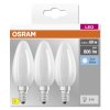 OSRAM CLASSIC B 3er Set LED E14 5,5 Watt 4000 Kelvin 806 Lumen