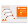 LEDVANCE DOWNLIGHT SLIM 3er Set Einbauleuchte Weiß, 3-flammig