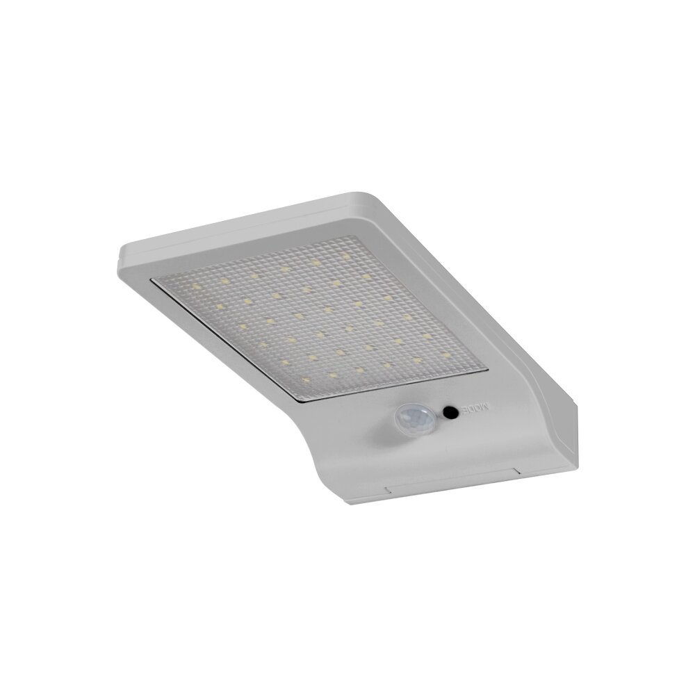LEDVANCE Door Solar-Außenwandleuchte Silber, 1-flammig, Bewegungsmelder main product photo