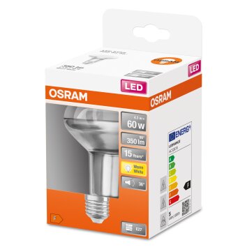 OSRAM LED STAR E27 4,3 Watt 2700 Kelvin 350 Lumen