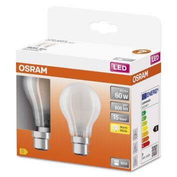OSRAM LED Retrofit 2er Set E27 4 Watt 2700 Kelvin 420 Lumen
