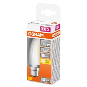OSRAM LED Retrofit B22d 4 Watt 2700 Kelvin 470 Lumen OSRAM LED Retrofit B22d 4 Watt 2700 Kelvin 470 Lumen