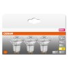 OSRAM LED STAR PAR16 3er Set GU10 4,3 Watt 2700 Kelvin 350 Lumen