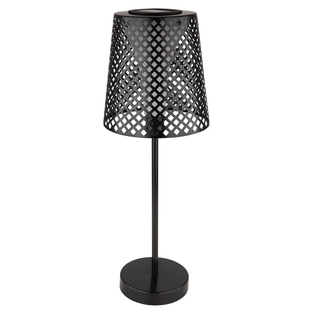 Globo SOLAR Tischleuchte LED Schwarz, 1-flammig