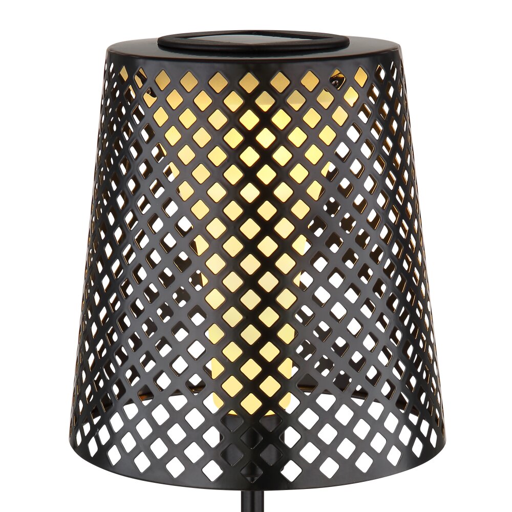 Globo SOLAR Tischleuchte LED Schwarz, 1-flammig