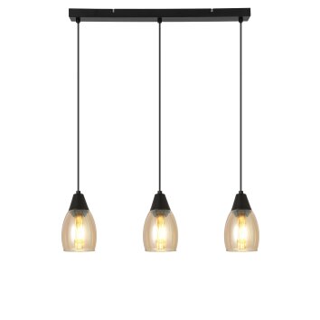 Globo REID Pendelleuchte Schwarz, 3-flammig