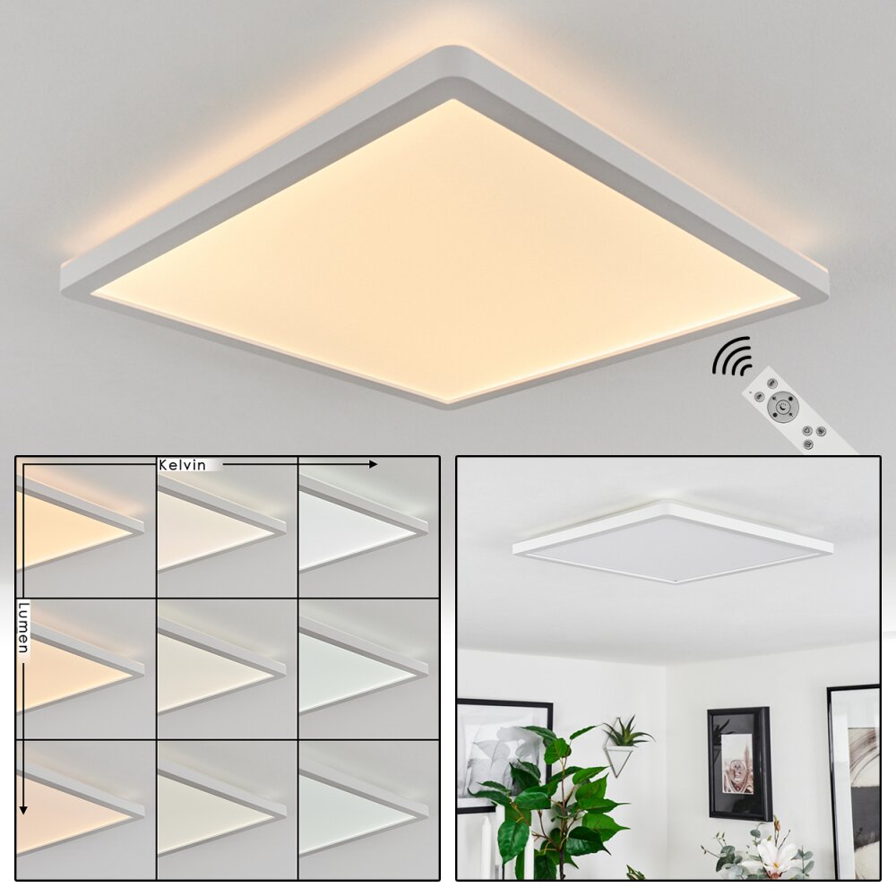 Sasinhosa Deckenpanel LED Weiß, 1-flammig, Fernbedienung main product photo