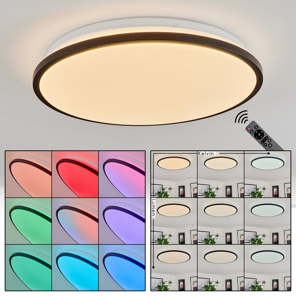 Kroch Deckenpanel LED Weiß, 1-flammig, Fernbedienung, Farbwechsler main product photo