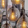 Kerang Hängeleuchte Schwarz, 7-flammig