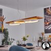 Pompu Pendelleuchte LED Naturfarben, Weiß, 1-flammig