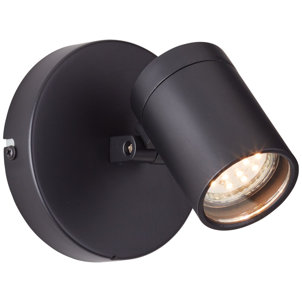 Brilliant Alessia Wandleuchte Schwarz, 1-flammig main product photo