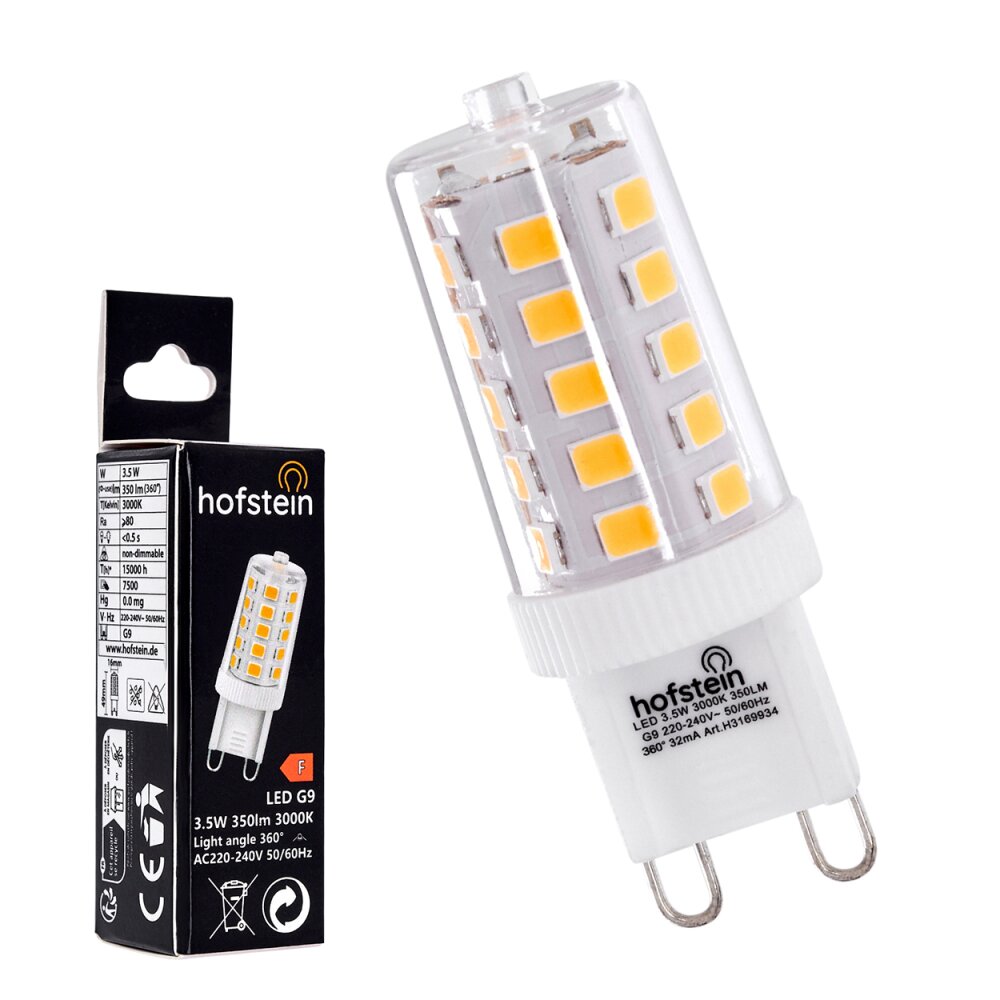 LED G9 3,5 Watt 3000 Kelvin 350 Lumen main product photo