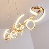 Lavaca Pendelleuchte LED Gold, 4-flammig