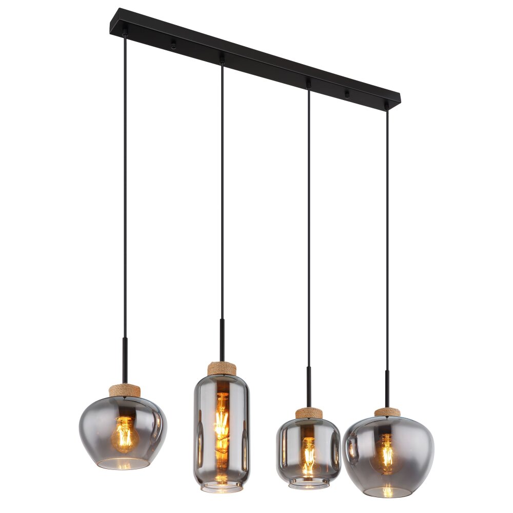 Globo MATT Hängeleuchte Schwarz, 4-flammig main product photo