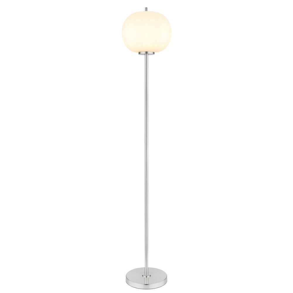 Globo BLACKY Stehleuchte Nickel-Matt, 1-flammig main product photo