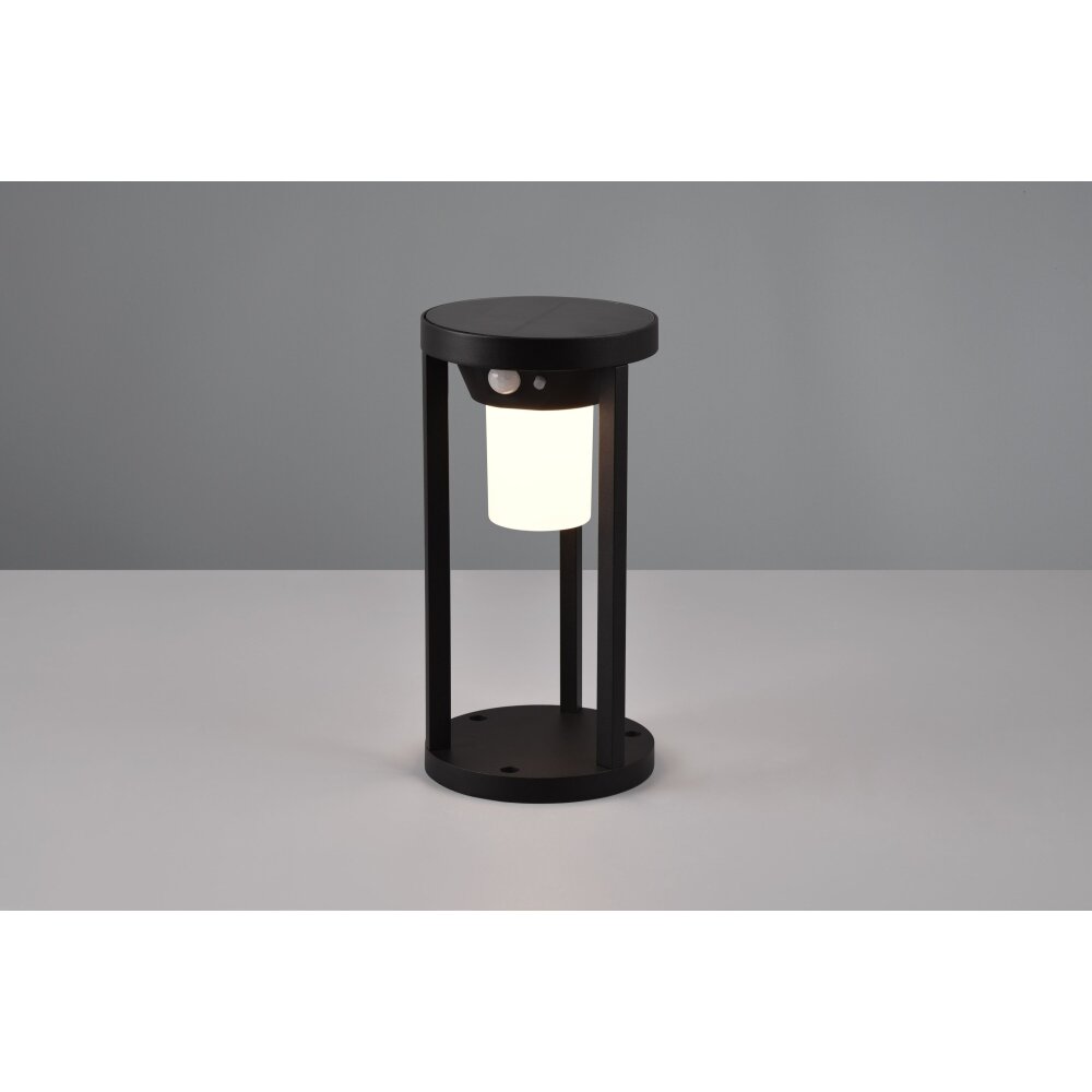 Trio Carmo Solar-Sockelleuchte LED Schwarz, 1-flammig, Bewegungsmelder main product photo