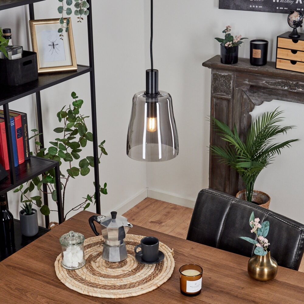 Kenong Hängeleuchte Schwarz, 1-flammig main product photo