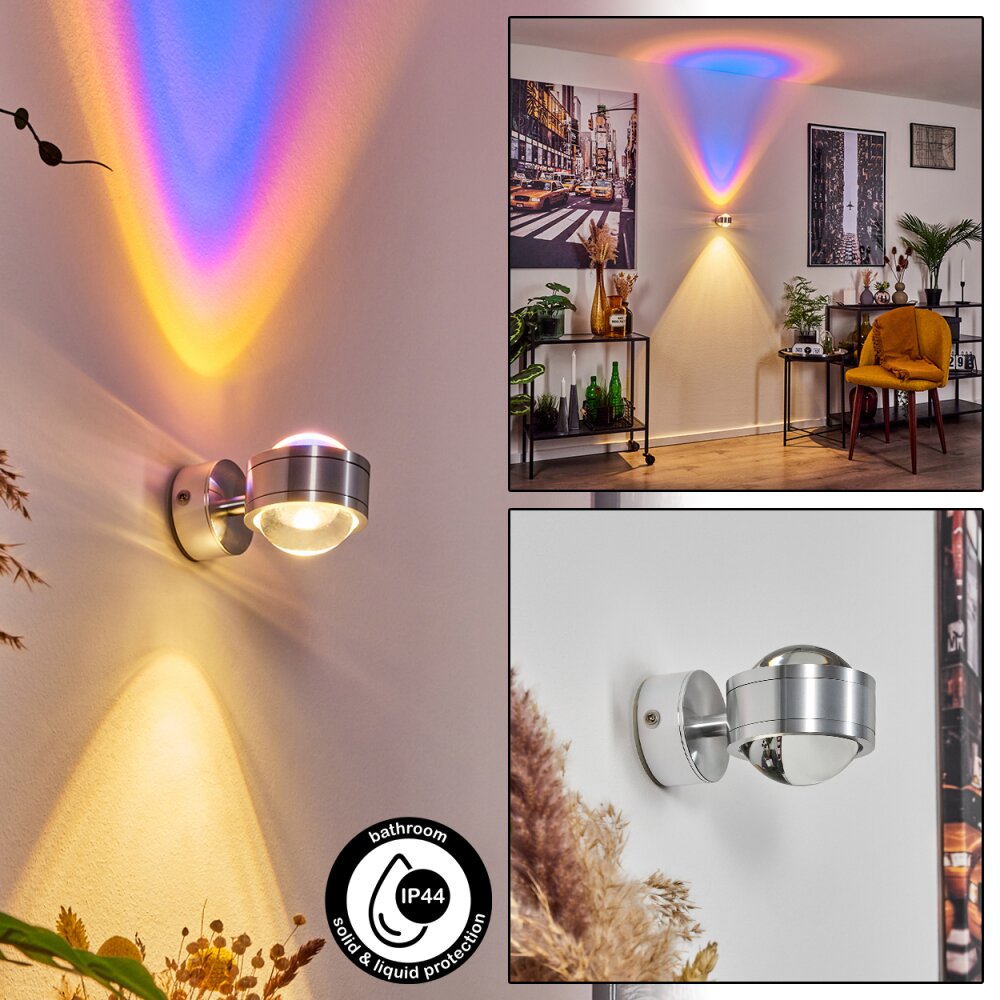 Indore Wandleuchte LED Aluminium, 2-flammig main product photo