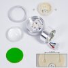 Harare Wandleuchte LED Chrom, 1-flammig