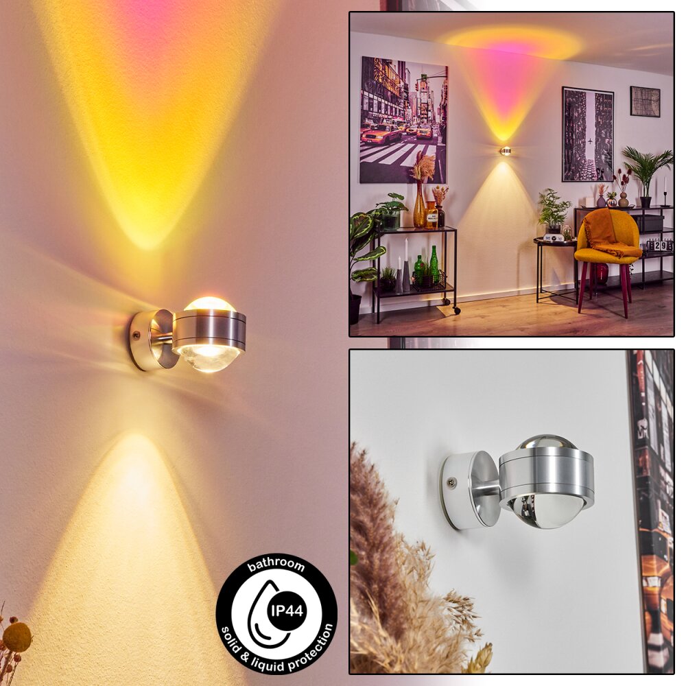 Indore Wandleuchte LED Aluminium, 2-flammig main product photo