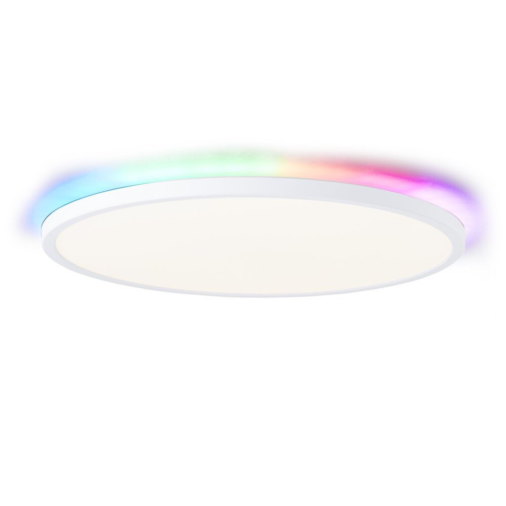 Brilliant Saltery Deckenpanel LED Weiß, 1-flammig, Fernbedienung, Farbwechsler main product photo
