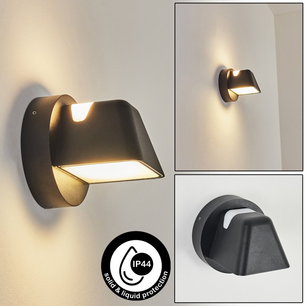 Villermon Außenwandleuchte LED Schwarz, 1-flammig main product photo