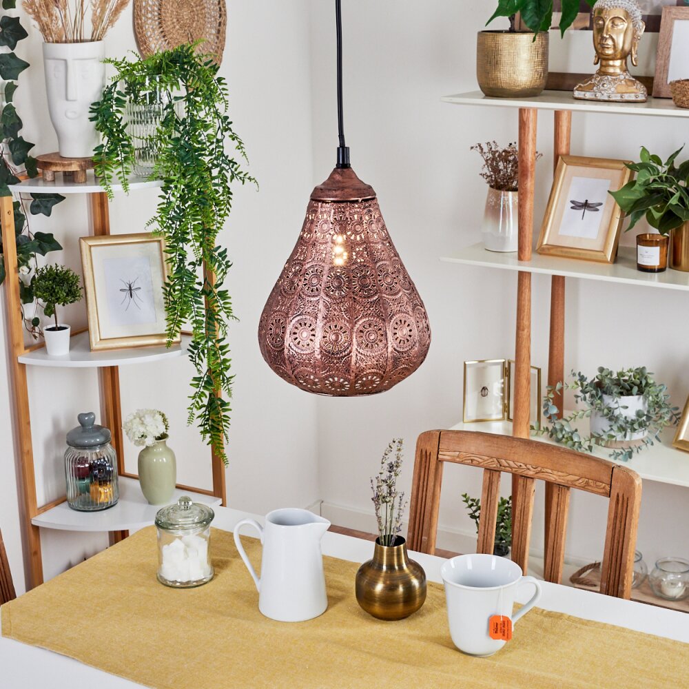 Cassis Hängeleuchte Kupferfarben, 1-flammig main product photo