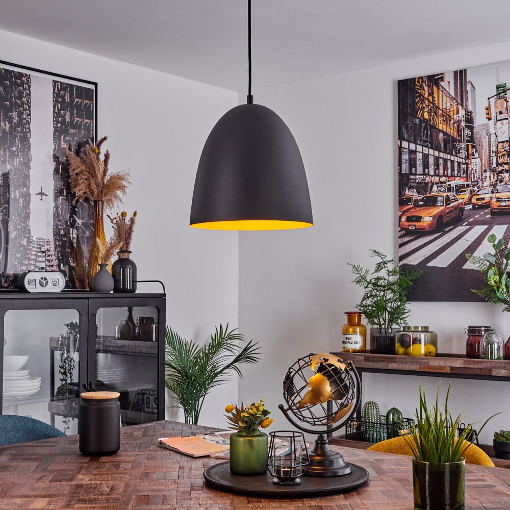 Bakou Hängeleuchte Schwarz, 1-flammig main product photo