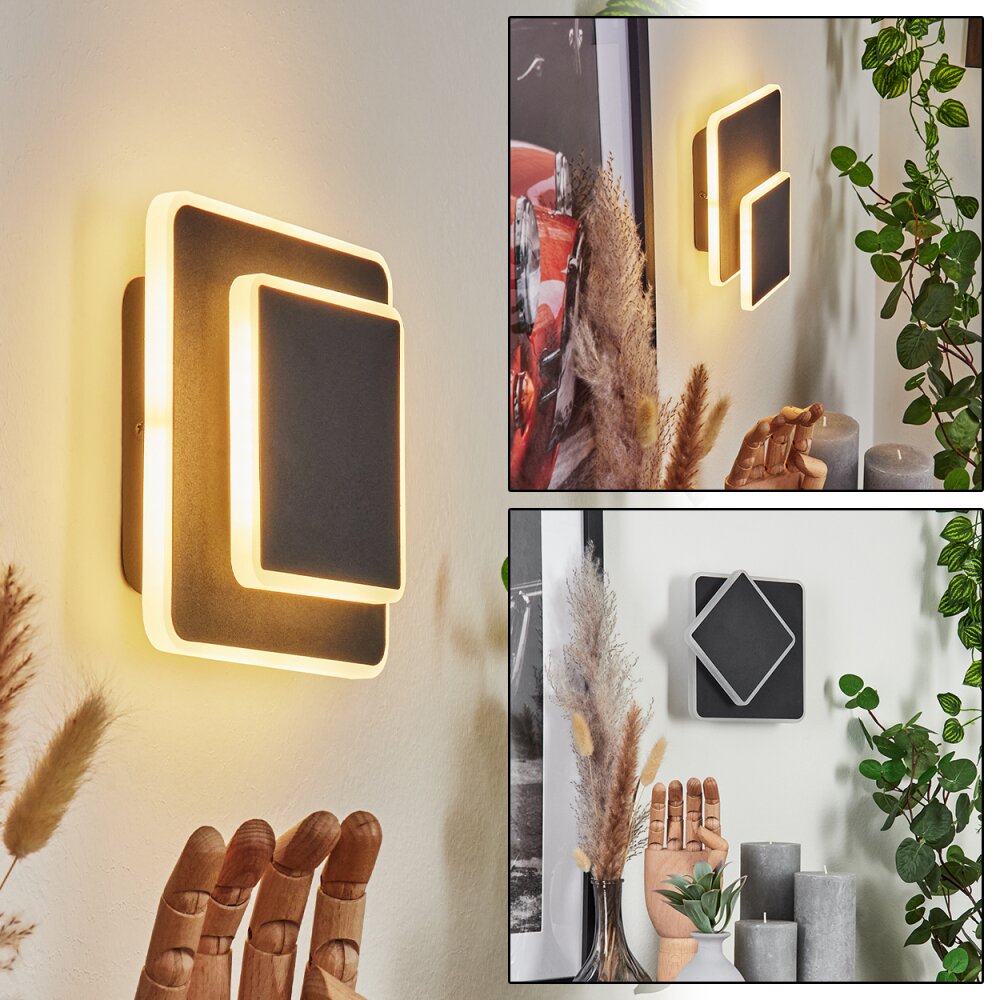 Orchaise Wandleuchte LED Schwarz, Weiß, 1-flammig main product photo