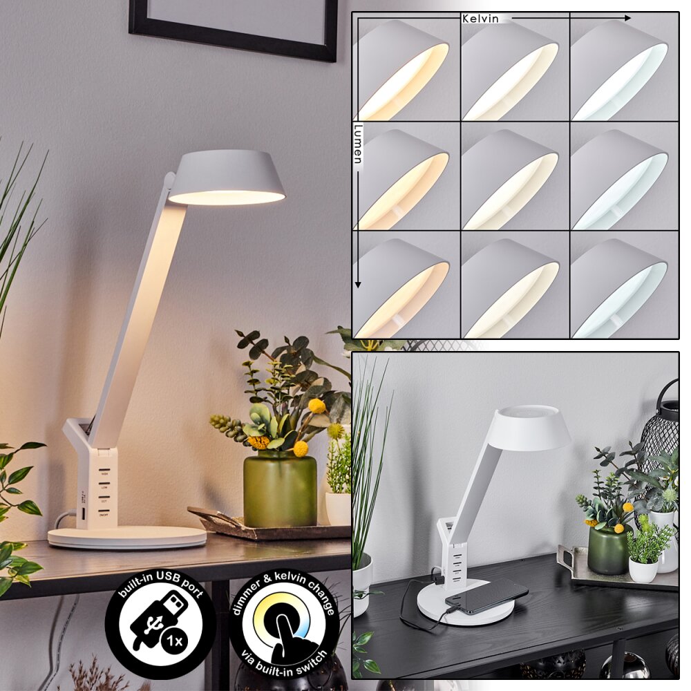 Tapen Tischleuchte LED Weiß, 1-flammig main product photo
