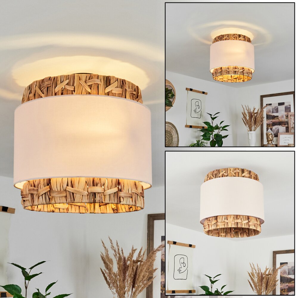 Marieux Deckenleuchte Naturfarben, Weiß, 2-flammig main product photo