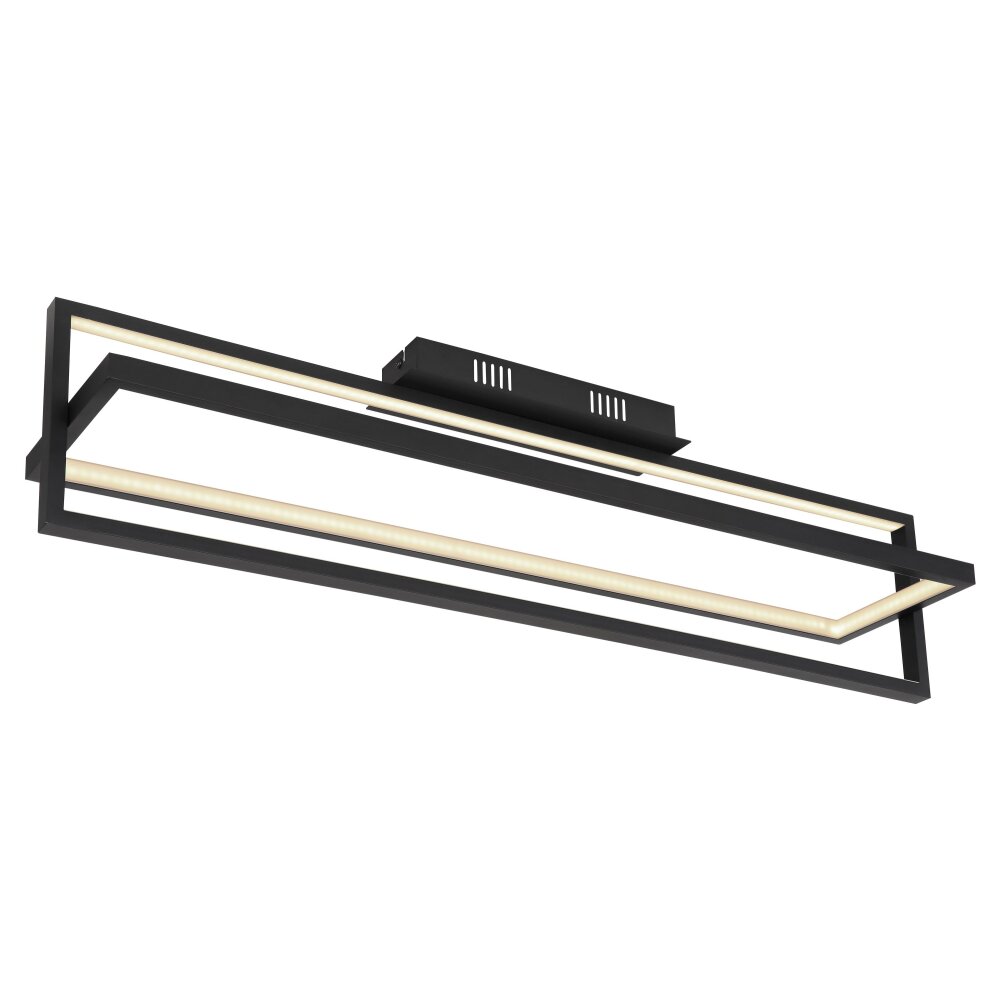 Globo FLIPS Deckenleuchte LED Schwarz, 1-flammig, Fernbedienung main product photo