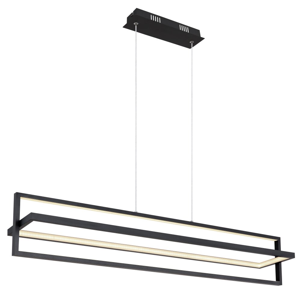 Globo FLIPS Hängeleuchte LED Schwarz, 1-flammig, Fernbedienung main product photo