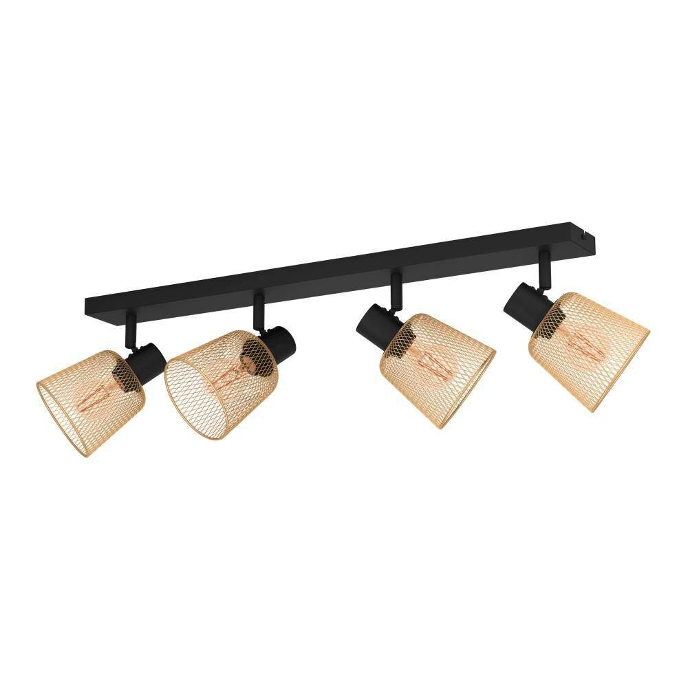 Eglo COSLADA Deckenleuchte Schwarz, 4-flammig main product photo