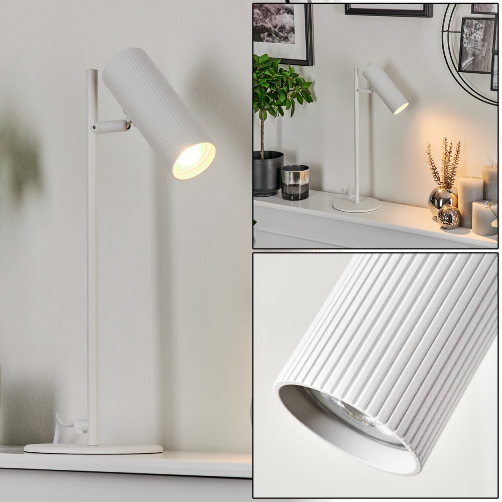 Trutielle Tischleuchte Weiß, 1-flammig main product photo