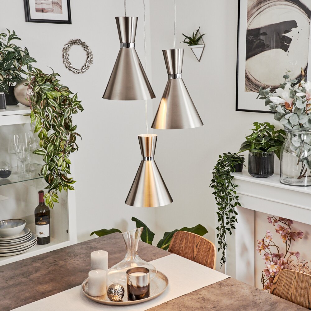 Vijes Hängeleuchte Nickel-Matt, 3-flammig main product photo