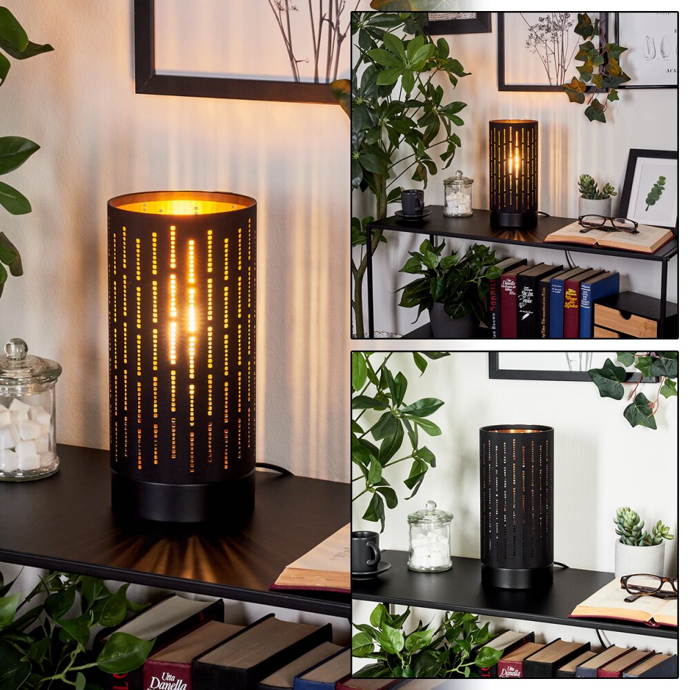 Hobart Tischleuchte Schwarz, 1-flammig main product photo