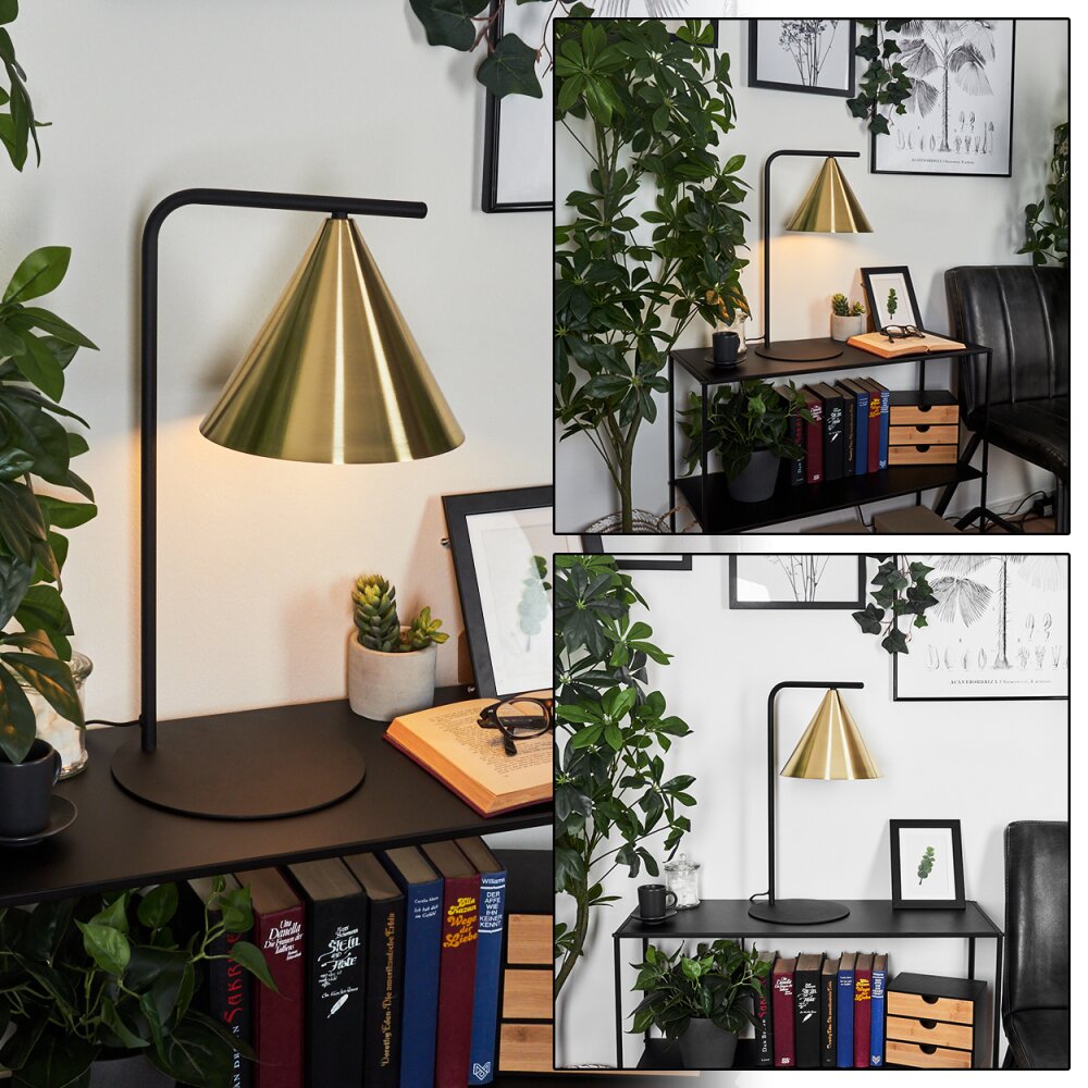 Hueso Tischleuchte Schwarz, 1-flammig main product photo