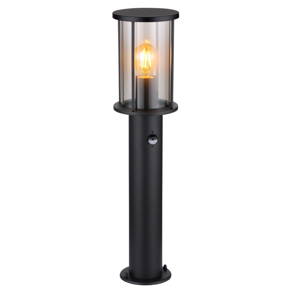 Globo GRACEY Wegeleuchte Schwarz, 1-flammig, Bewegungsmelder main product photo