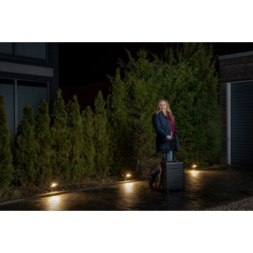 LEDVANCE ENDURA® Gartenstrahler Grau, 1-flammig