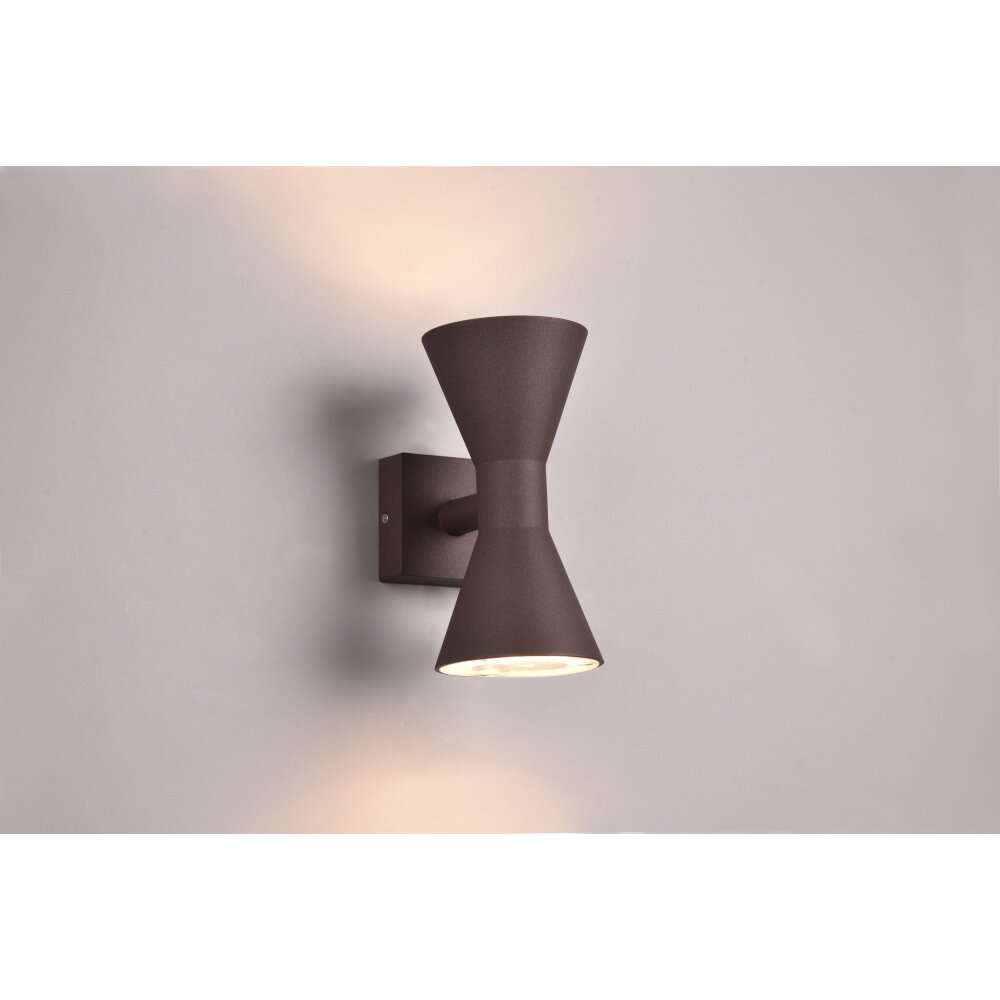 Trio Ardas Außenwandleuchte Rostfarben, 2-flammig main product photo