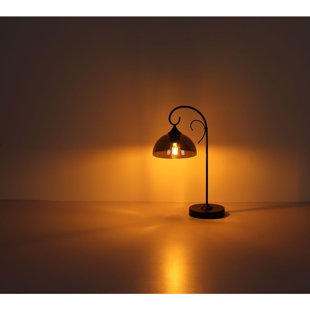 Globo COTTAGE Hängeleuchte Schwarz, 1-flammig