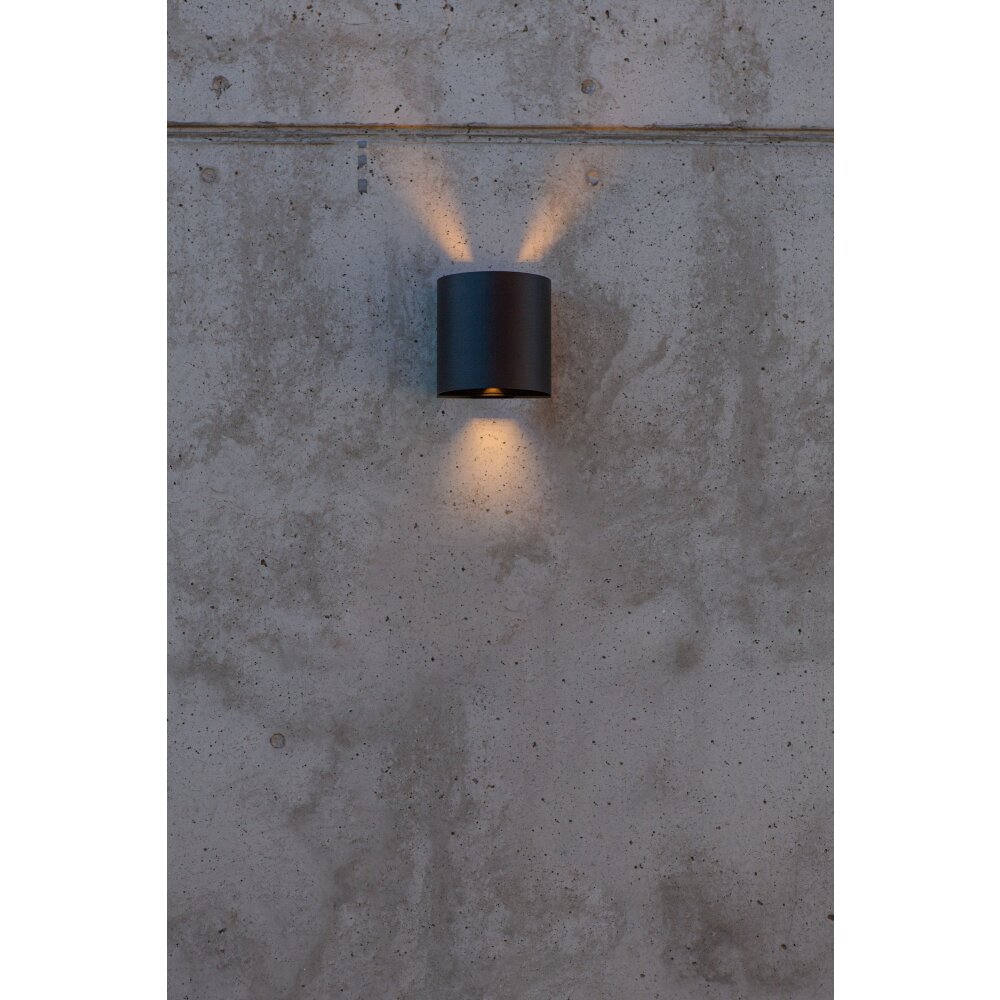 Lutec Beams Außenwandleuchte LED Schwarz, 1-flammig main product photo