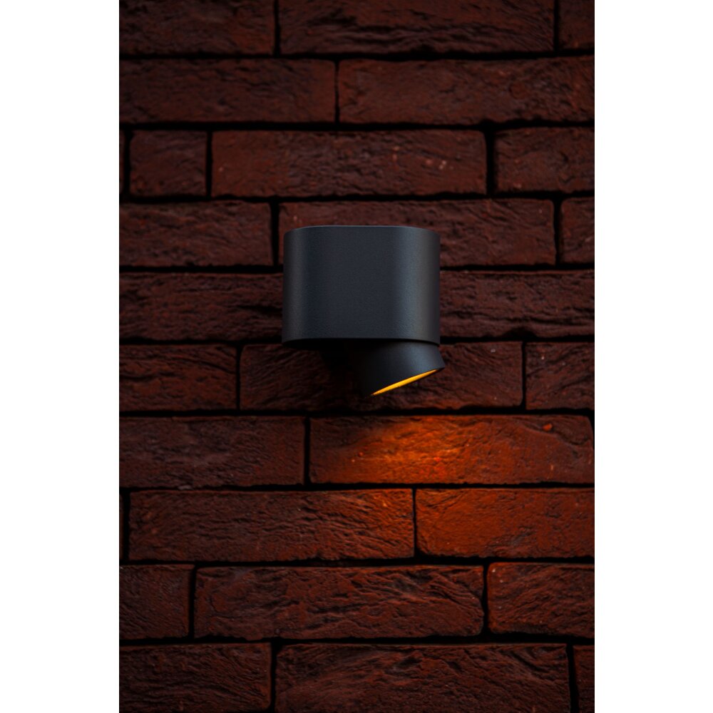 Lutec Cypres Außenwandleuchte Anthrazit, 1-flammig