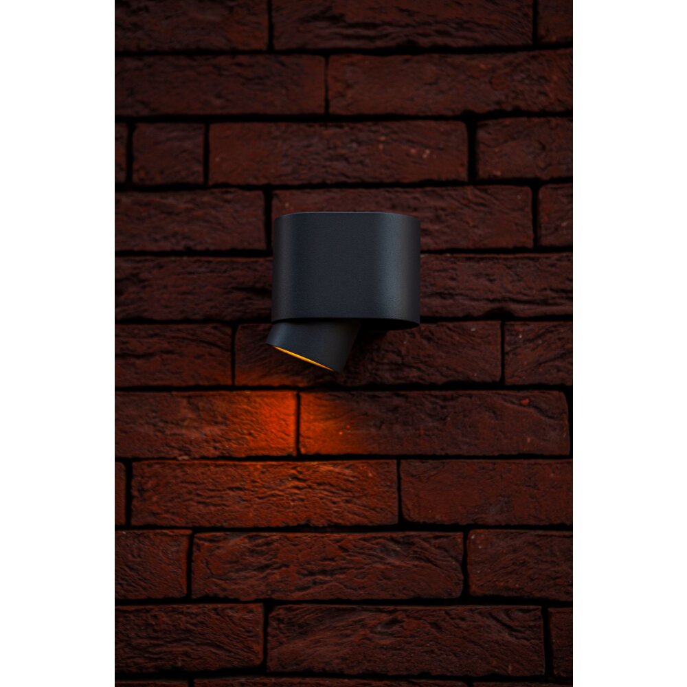 Lutec Cypres Außenwandleuchte Anthrazit, 1-flammig