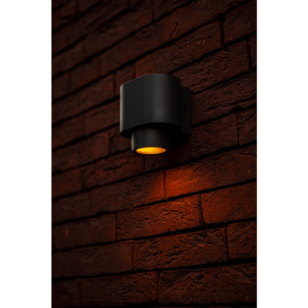 Lutec Cypres Außenwandleuchte Anthrazit, 1-flammig