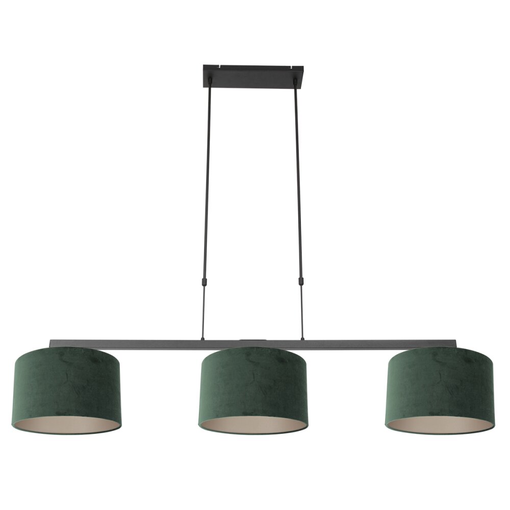 Steinhauer Stang Pendelleuchte Schwarz, 3-flammig main product photo