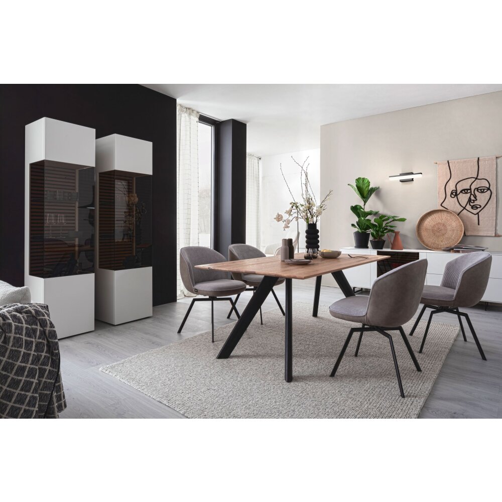 SCHÖNER WOHNEN-Kollektion Wide Wandleuchte LED Schwarz, 1-flammig main product photo