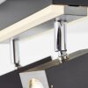 Brilliant Howle Deckenleuchte LED Aluminium, Schwarz, 2-flammig