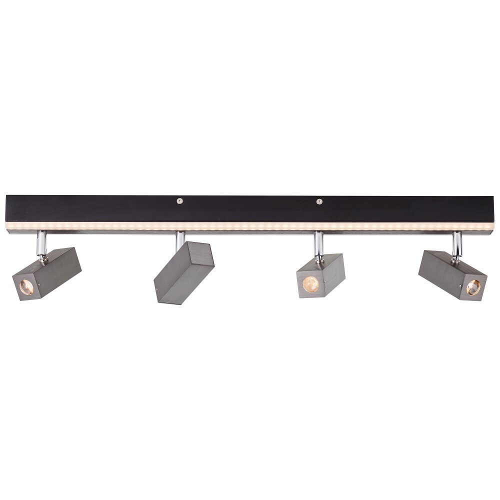 Brilliant Howle Deckenleuchte LED Aluminium, Schwarz, 4-flammig main product photo